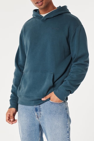 Sweat polaire à capuche - Bleu foncé