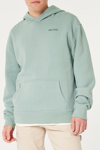 Sweat polaire à capuche - Vert