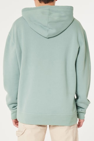 Sweat polaire à capuche - Vert