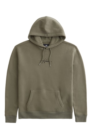 Sweat à capuche - Vert olive