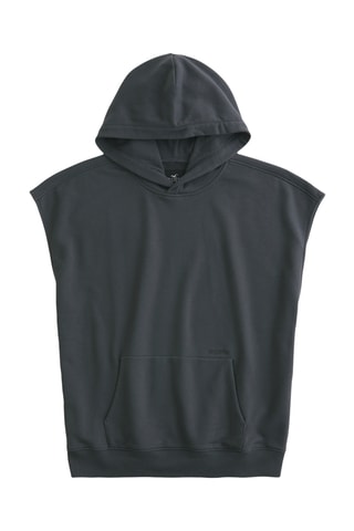 Sweat oversize polaire à capuche - Noir