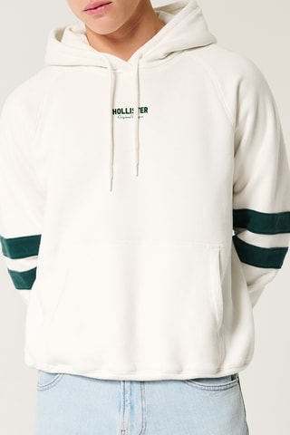 Sweat à capuche - Ecru