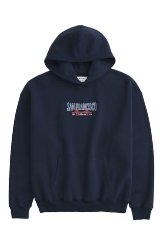 Sweat à capuche - Bleu marine