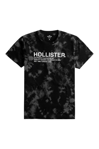 T-shirt tie and dye - Preto