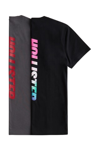 5 t-shirts - Noir, blanc et bleu roi