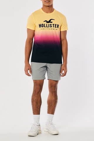 T-shirt tie and dye - Jaune