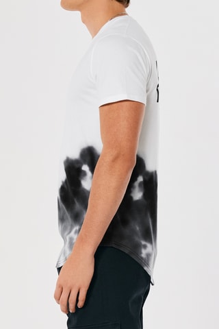 T-shirt tie and dye - Blanc et noir