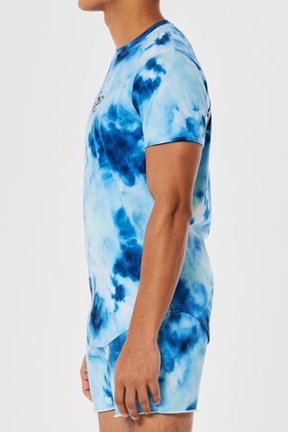 T-shirt tie and dye - Bleu
