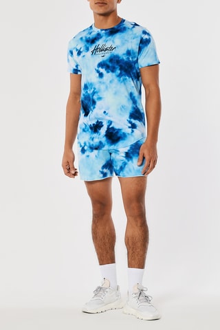 T-shirt tie and dye - Bleu