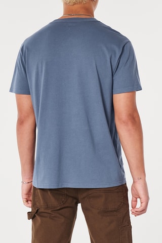 T-shirt relaxed - Bleu marine