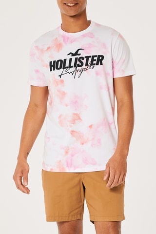 T-shirt tie and dye - Rose et orange
