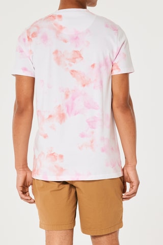 T-shirt tie and dye - Rose et orange