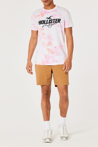 T-shirt tie and dye - Rose et orange