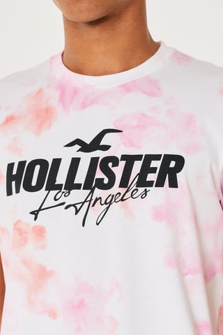 T-shirt tie and dye - Rose et orange