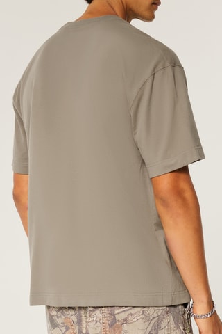 T-shirt boxy - Taupe