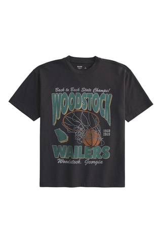 T-shirt boxy - Noir
