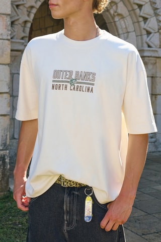 T-shirt boxy - Ecru