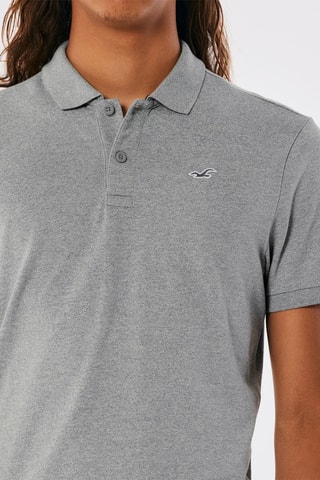 Polo - Gris clair chiné