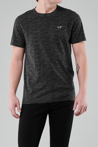 T-shirt - Noir chiné