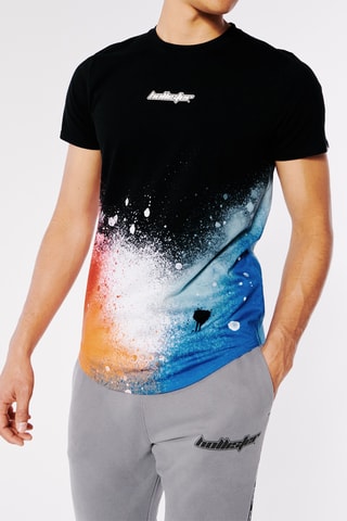T-shirt tie and dye - Noir et blanc
