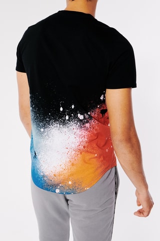 T-shirt tie and dye - Noir et blanc