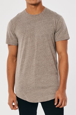 T-shirt - Marron clair chiné