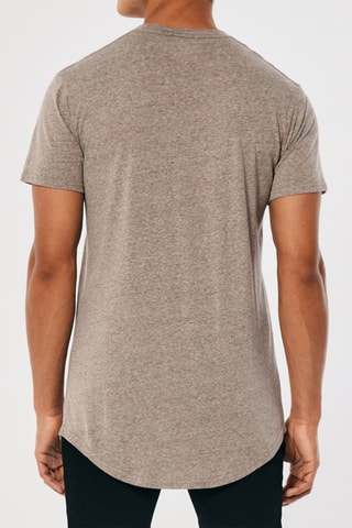 T-shirt - Marron clair chiné