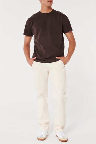 T-shirt relaxed - Marron