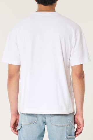T-shirt boxy - Blanc