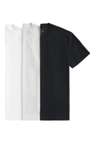 3 t-shirts - Blanc et noir