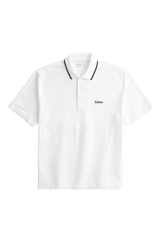 Polo relaxed - Blanc
