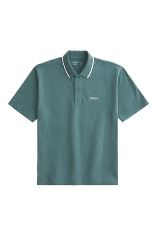 Polo relaxed - Vert canard