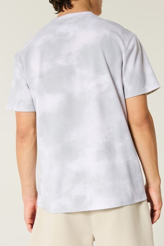 T-shirt relaxed tie and dye - Gris