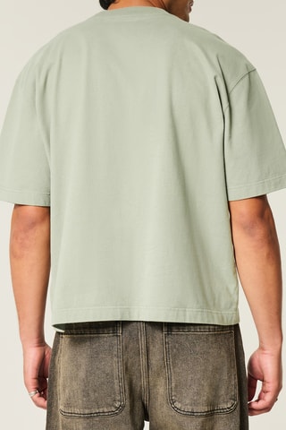 T-shirt boxy - Vert d’eau