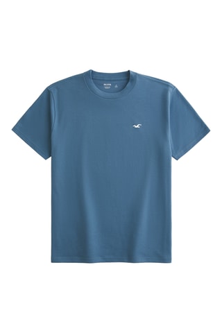 T-shirt relaxed - Azul-celeste