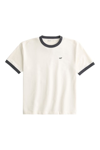 T-shirt boxy - Ecru