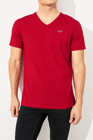 5 t-shirts - Blanc et rouge