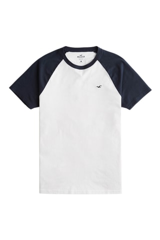 T-shirt - Blanc et bleu marine