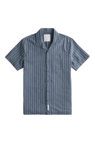 Chemise relaxed en lin - Bleu