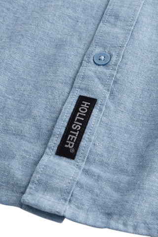 Camisa em linho - Azul-celeste