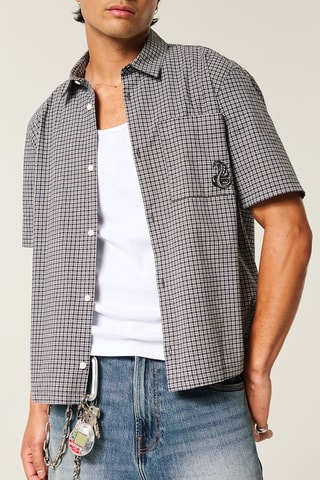 Chemise boxy - Noir