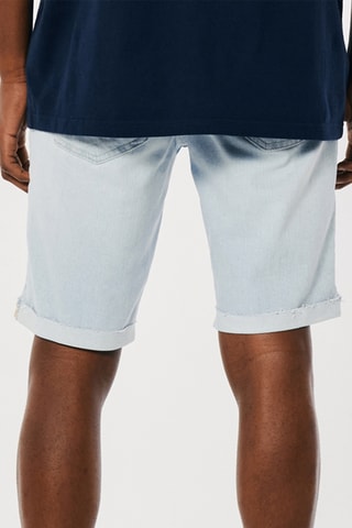 Short skinny en jean - Bleu clair