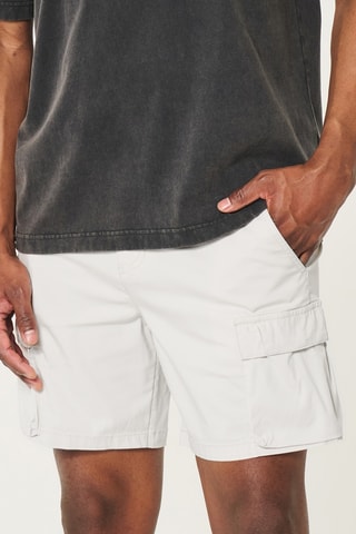 Short cargo - Gris clair