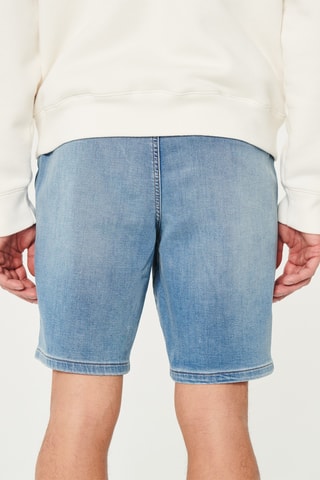 Short relaxed en jean - Bleu clair