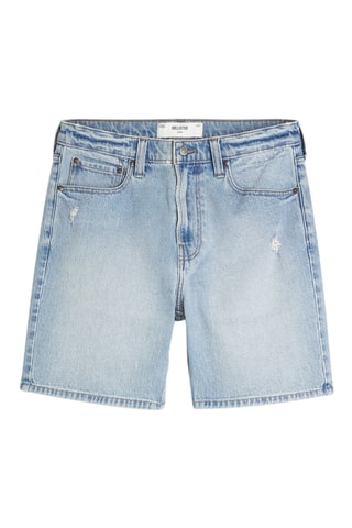 Short loose en jean - Bleu clair