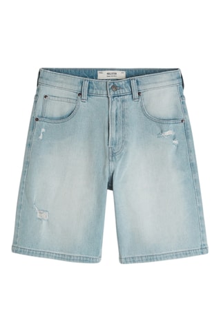 Short baggy en jean - Bleu clair