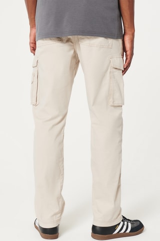 Pantalon straight - Beige