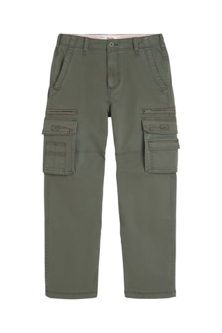 Pantalon cargo - Vert olive
