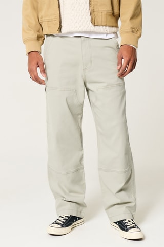 Pantalon baggy - Taupe clair