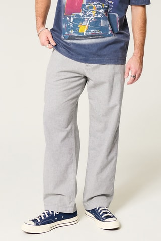 Pantalon baggy - Gris clair